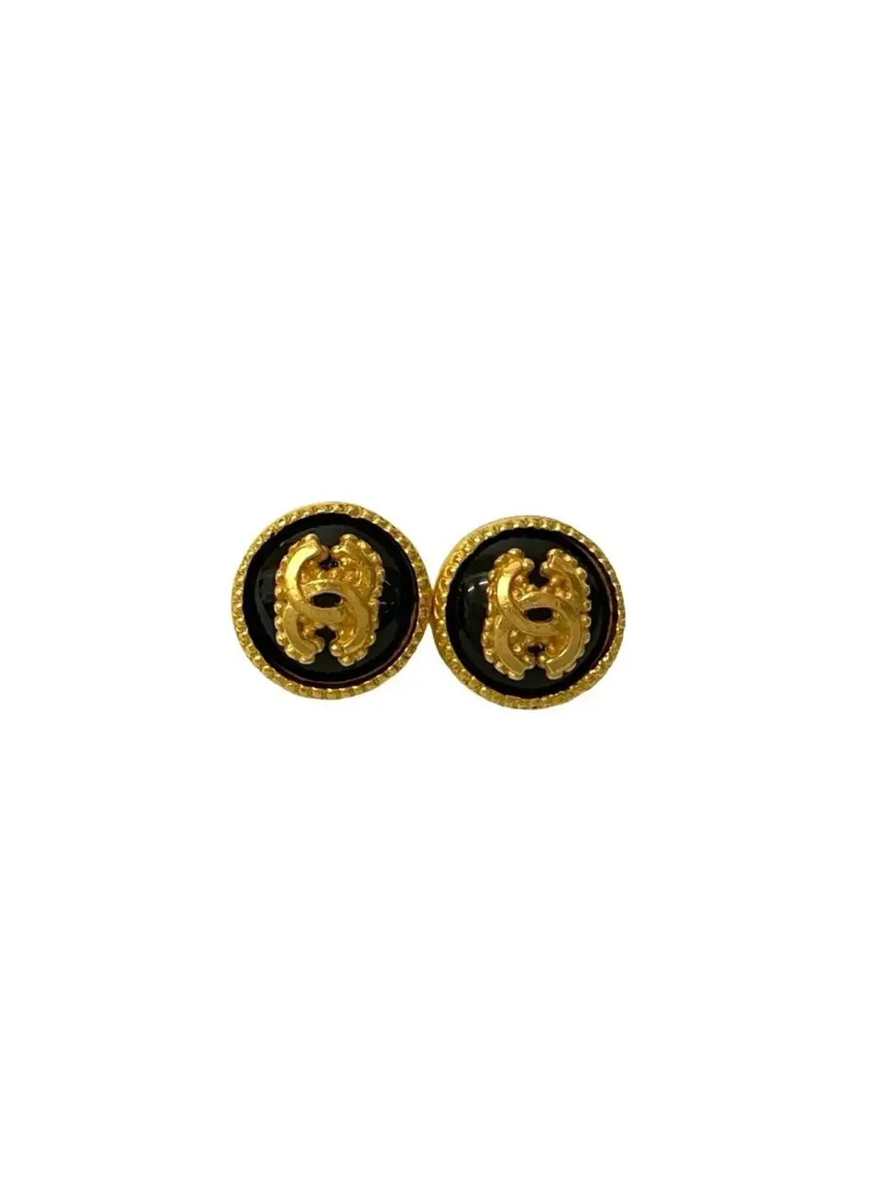 Chanel Cc Logo Clip-On Earrings Metal #209370C10B